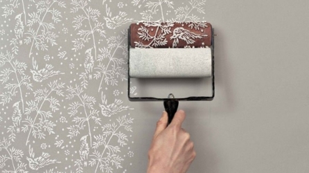 Mẹo sơn tường nhà hoa văn cực đơn giản
