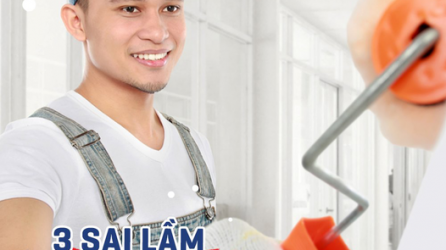 Sai lầm nên tránh khi sơn nhà