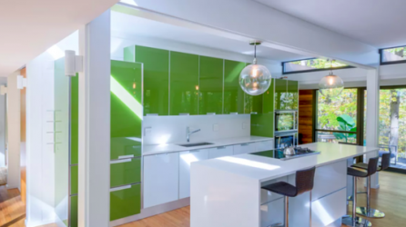 Vì sao bếp màu xanh lá thành "mốt"