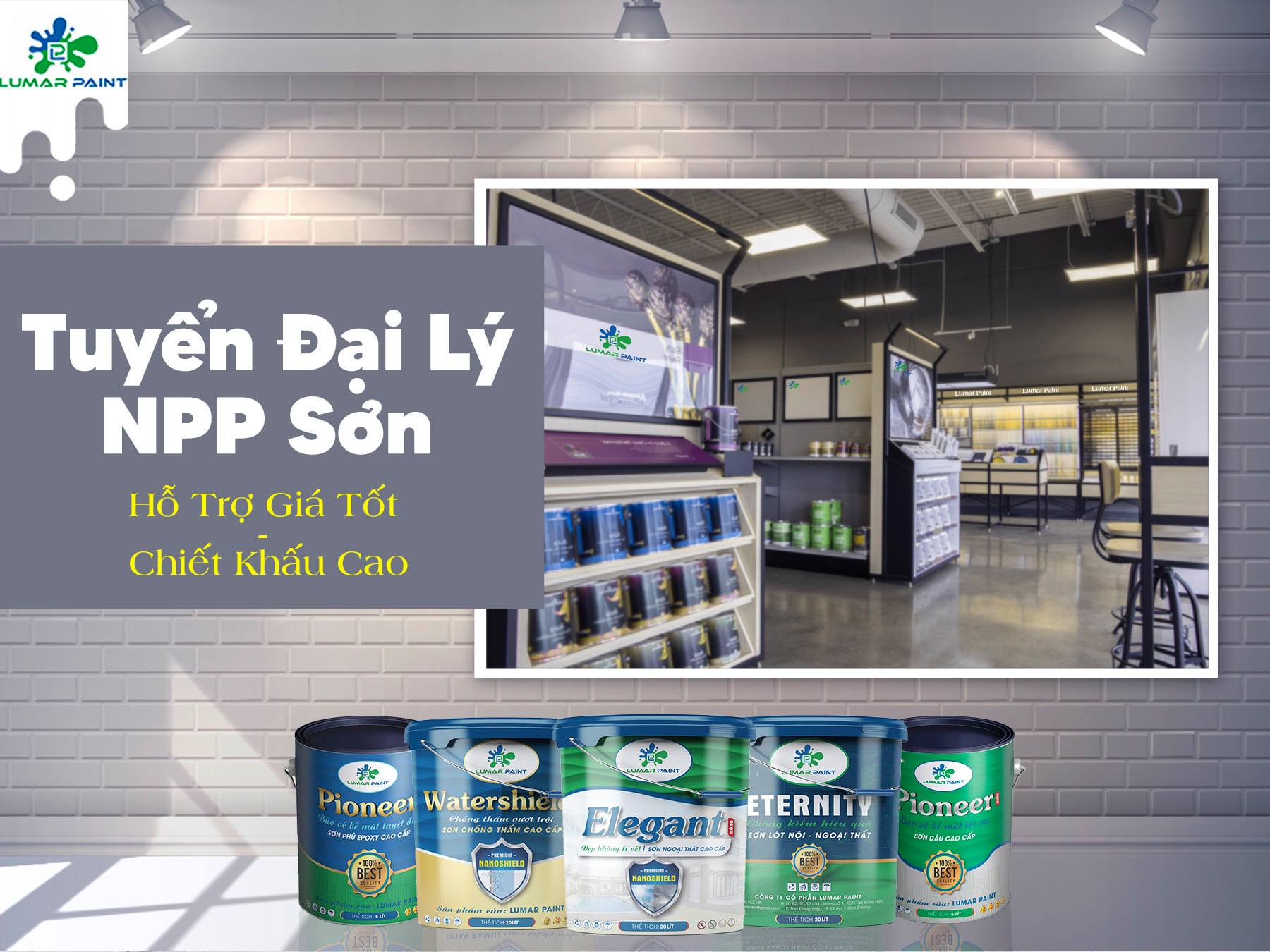 Tuyển đại lý sơn chiết khấu cao