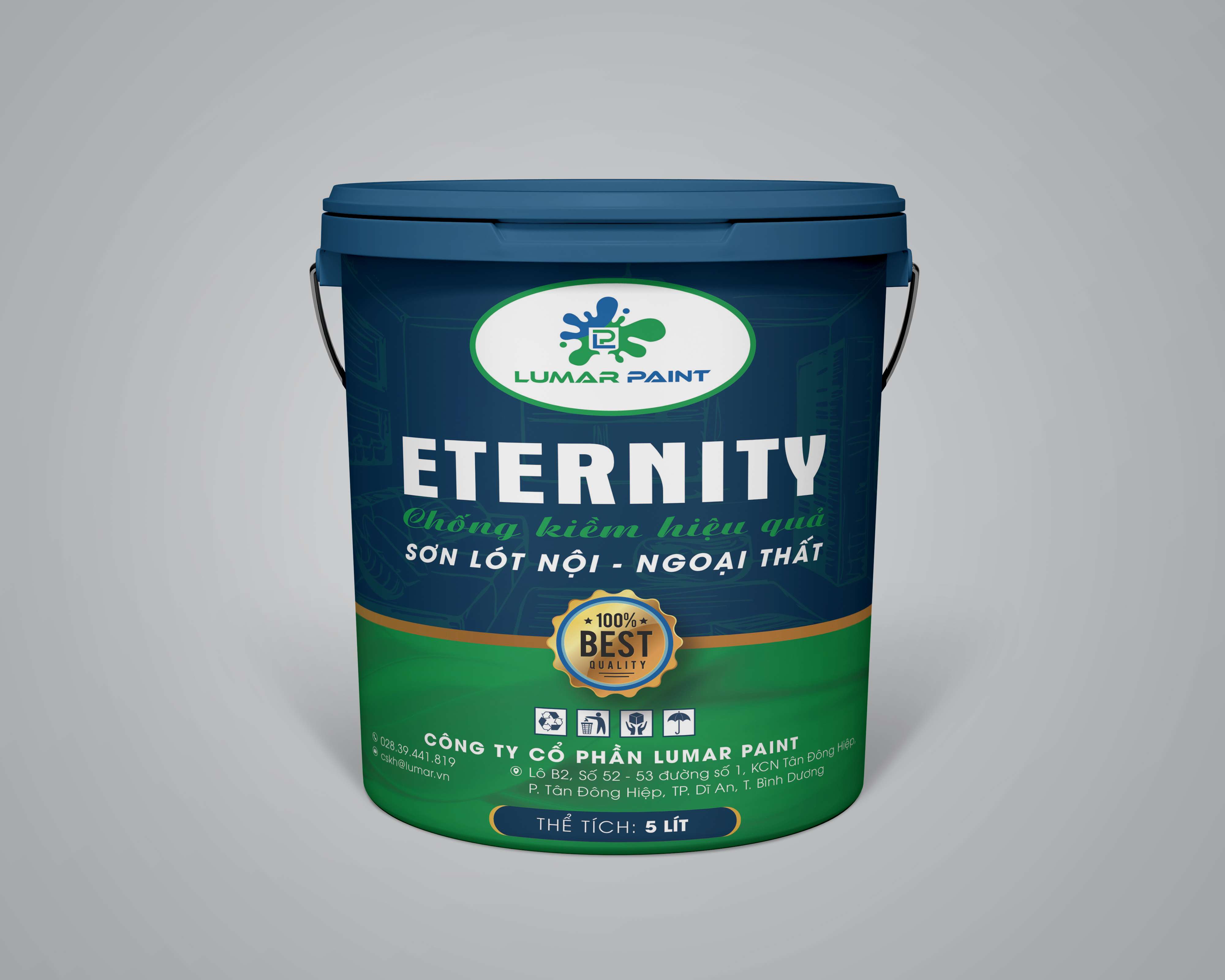 Sơn lót ngoại thất - Lumar Eternity - 5L