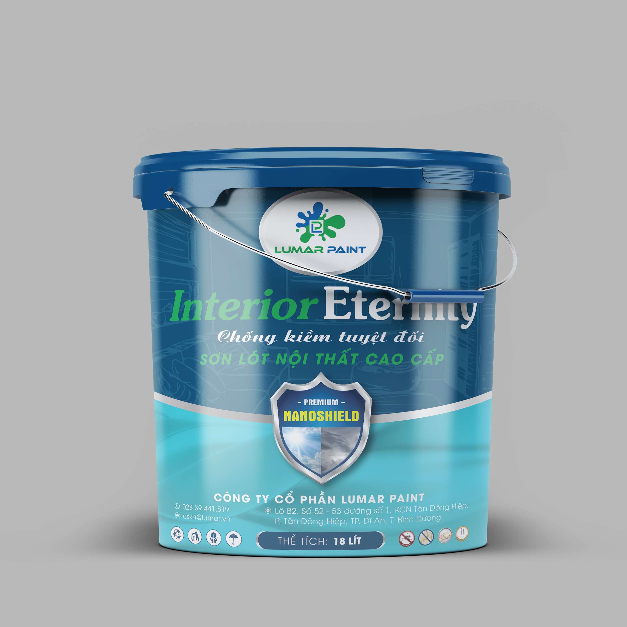 Sơn lót nội thất cao cấp - Interior Eternity - 18L