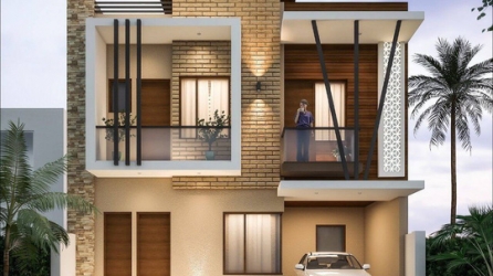 10 mẫu nhà 2 tầng có ban công đẹp xuất sắc