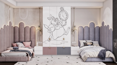 Kích thích trí sáng tạo cho trẻ với màu sơn phòng ngủ