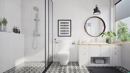 Kinh nghiệm lựa chọn nội thất cho phòng tắm nhỏ