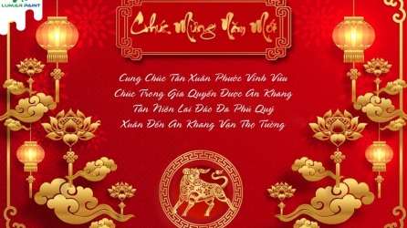 Lời tri ân và Chúc tết Quý khách hàng cùng đối tác của Lumar Paint nhân dịp năm mới tết đến 2021!