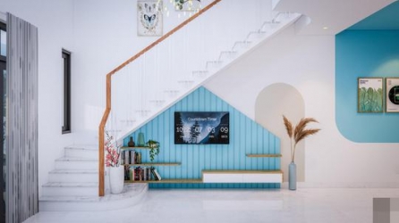 Nhà gác lửng mang cả đại dương vào nhà, gió trời lồng lộng bốn phía