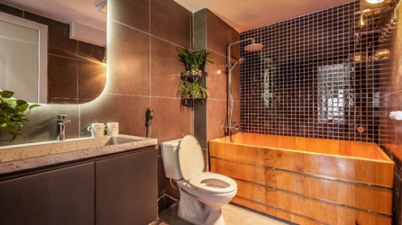 Những lưu ý vàng để phòng tắm không bị đọng nước