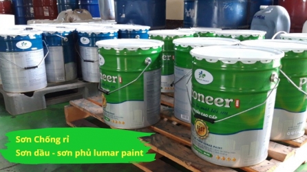 Sơn dầu Alkyd phủ màu - Sơn công nghiệp Lumar