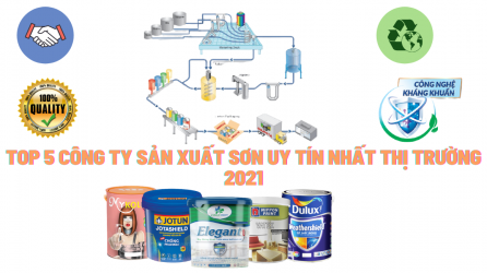 Top 05 công ty sản xuất sơn đứng đầu về chất lượng