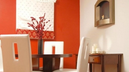 Ứng dụng màu đỏ trong không gian nội thất